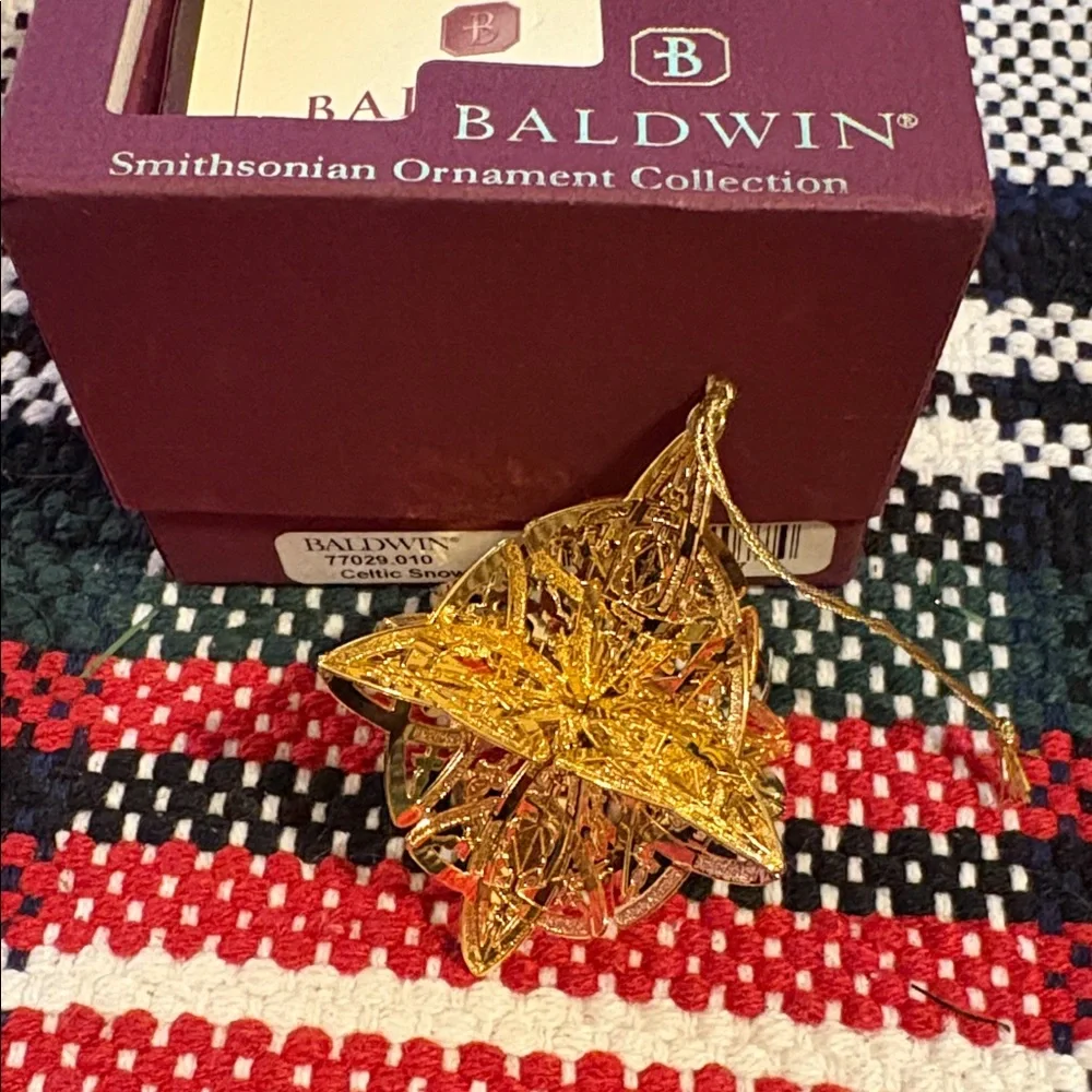 BALDWIN Smithsonian ‘American Legacy Collection’ Celtic Snowflake Ornament